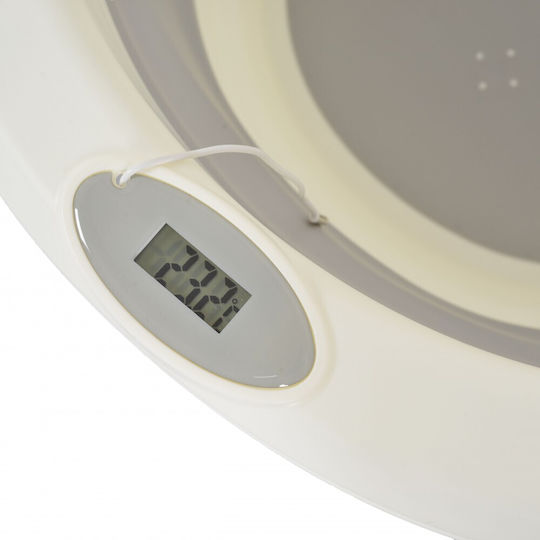 Cangaroo Faltbare Babybadewanne mit Thermometer Orange
