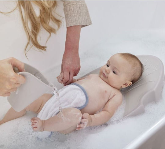 Shnuggle Dolu Baby Badewannen Anatomische Unterstützung in Grau