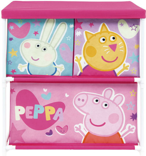 Arditex Παιδικό Κουτί Αποθήκευσης από Ύφασμα Peppa Pig Ροζ 60x30x60cm