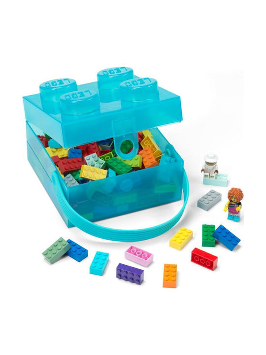 LEGO Παιδικό Κουτί Αποθήκευσης από Πλαστικό Γαλάζιο 16x16x11cm