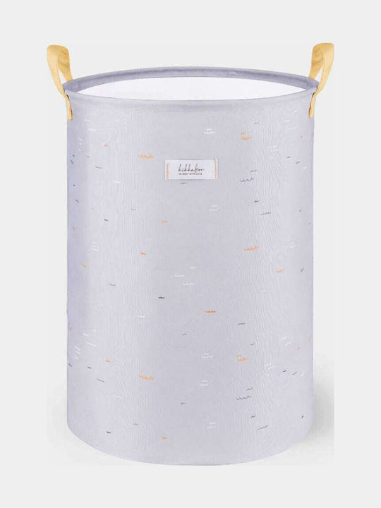 Kikka Boo Children's Storage Basket made of Fabric Seally Me White 50x35cm 1pcs