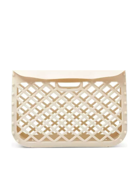 Liewood Children's Folding Storage Basket made of Plastic Beige 2.5cm 1pcs