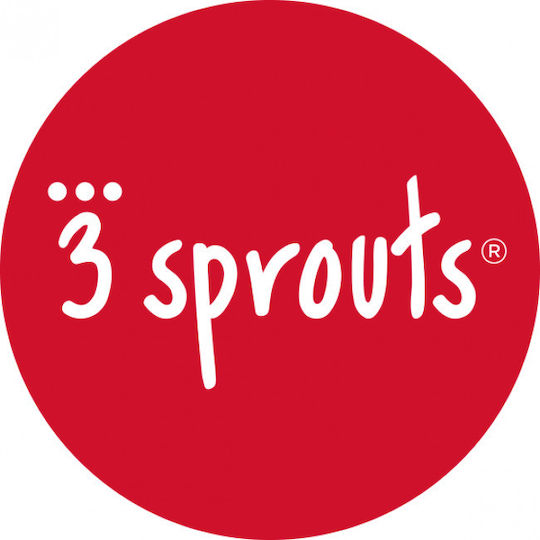 3 Sprouts Παιδικό Καλάθι Αποθήκευσης Πτυσσόμενο από Ύφασμα Panda Μαύρο 33x33x33cm