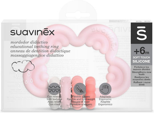 Suavinex Teething Ring made of Rubber for 4 m+