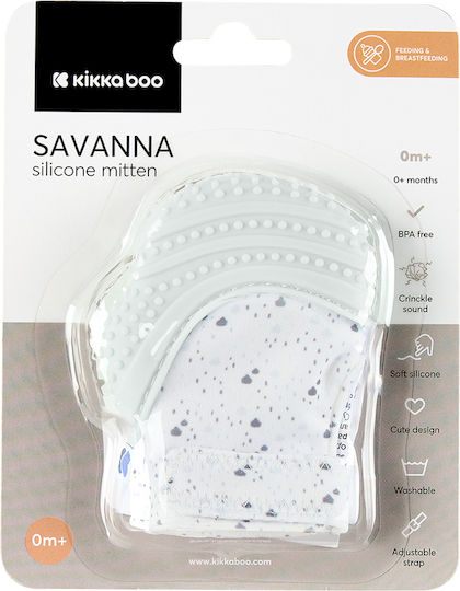 Kikka Boo Savanna Teething Glove BPA Free Silicone for 0 m+