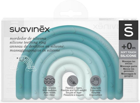 Suavinex Μασητικός Κρίκος Οδοντοφυΐας από Σιλικόνη για 0 m+