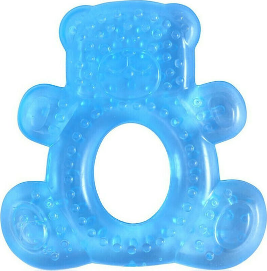 Lorelli Bear Teething Ring with Water BPA Free made of Silicone for 3 m+ Yellow