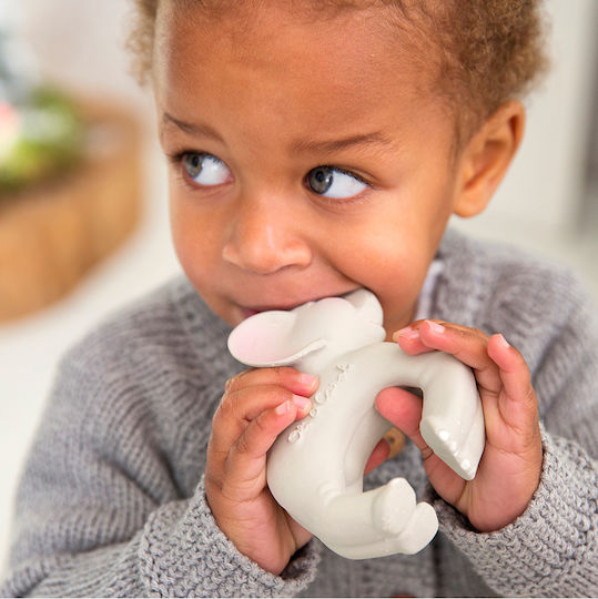 Oli&Carol Nelly Elephant Teething Relief made of Silicone for 0 m+