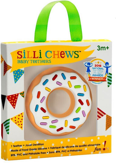 Baby to Love Donut Teething Ring for 3 Months+ Silicone