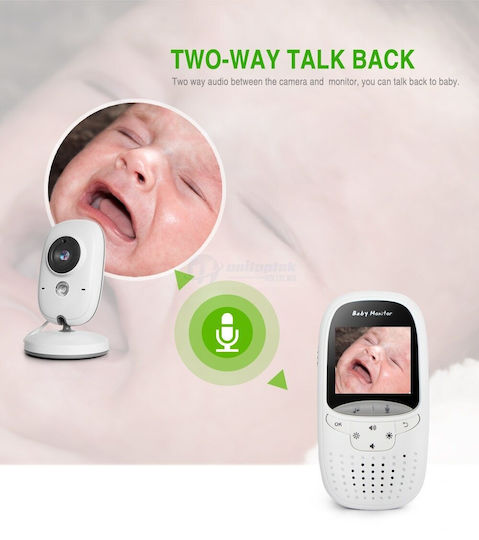 VB602 Wireless Baby Monitor with Camera & Screen 2" , Two-way Communication & Lullabies