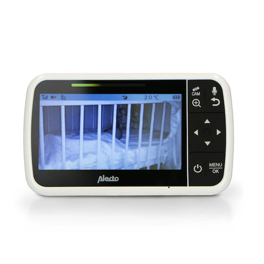 Alecto Baby Baby Monitor with Camera & Screen 4.3" , Two-way Communication & Lullabies