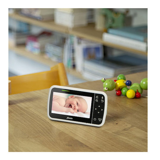 Alecto Baby Baby Monitor with Camera & Screen 4.3" , Two-way Communication & Lullabies