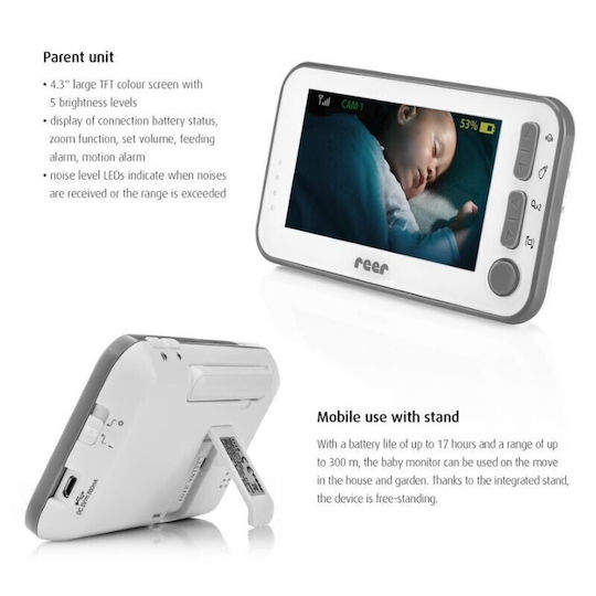 Reer Babycam L Baby Monitors with Two-Way Audio