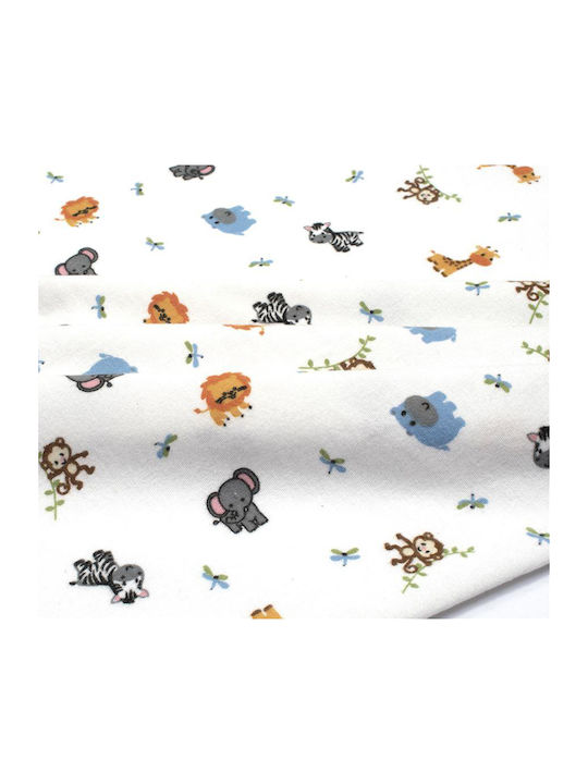 Dimcol Zoo Kids Cotton Pillowcase 50x70cm White