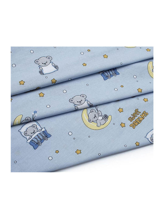 Dimcol Față de pernă pentru copii din bumbac 100% 50x70buc Sky Blue