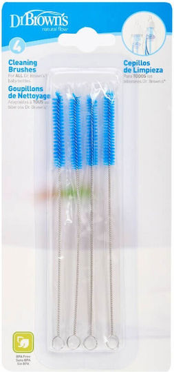 Dr. Brown's Cleaning Brush for Baby Bottles Blue 4pcs