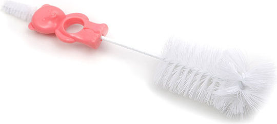Cangaroo Cleaning Brush for Baby Bottles Pink Bear 1pcs