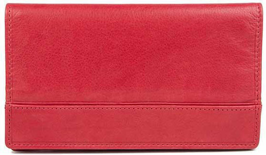 Fetiche Leather Δερμάτινη Καπνοθήκη Κόκκινη με Κούμπωμα