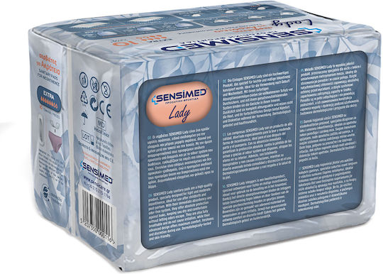 Sensimed Σερβιέτες Ακράτειας Lady Giga Pack 120τμχ Extra