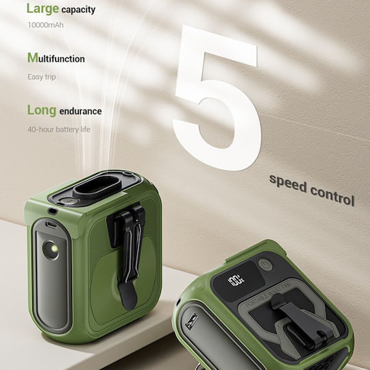 Techsuit Green Lyca Mini Klimaanlagen & Ventilatoren Handheld Grün