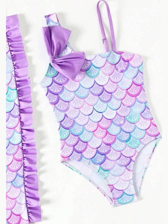 iEFiEL Costum de baie pentru copii Set Purple