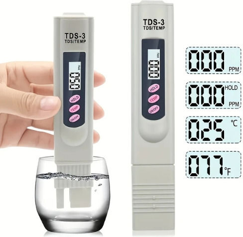Tds Meter TDS-3 Ψηφιακός Μετρητής Θερμοκρασίας & Αγωγιμότητας