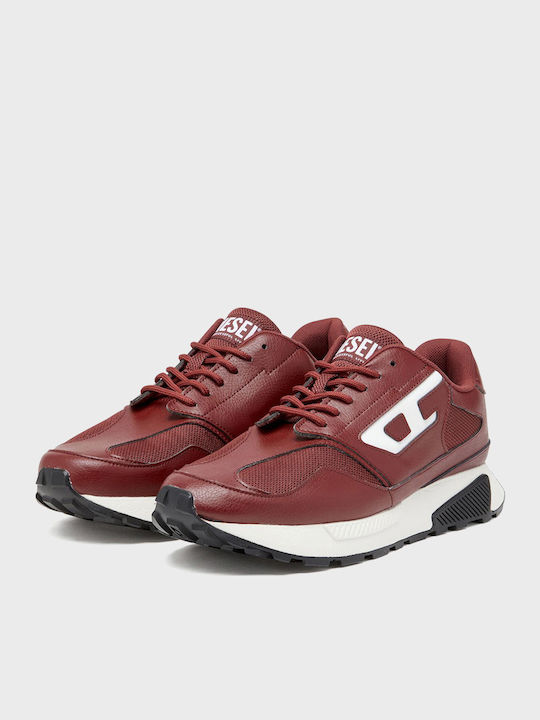 Stamed Sneakers Burgundy