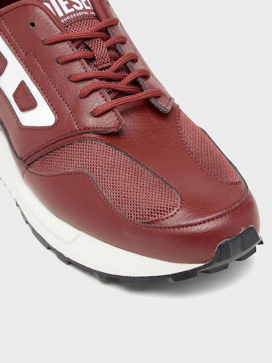 Stamed Sneakers Burgundy