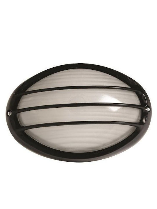 Eurolamp Επιτοίχια Χελώνα Εξωτερική E27 IP44 21.5x15x10εκ.