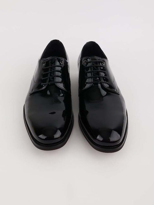 Abbigliamento Men's Patent Leather Dress Shoes Black