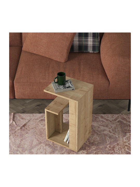 Rechteckig Beistelltisch Rosana Holz Sapphire Oak B35xT29.5xH60cm