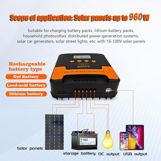 Solar Charging Controller Mppt 20a Snaterm High Quality Analog Battery Tester DY-MCS20