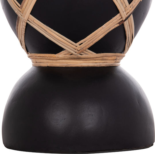 HomeMarkt Decorative Vase Maynard Black 27.5x27.5x50cm