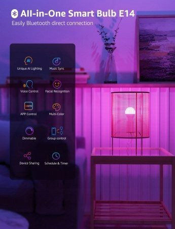 Lite Bulb Moments Smart Lampe LED für Fassung E14