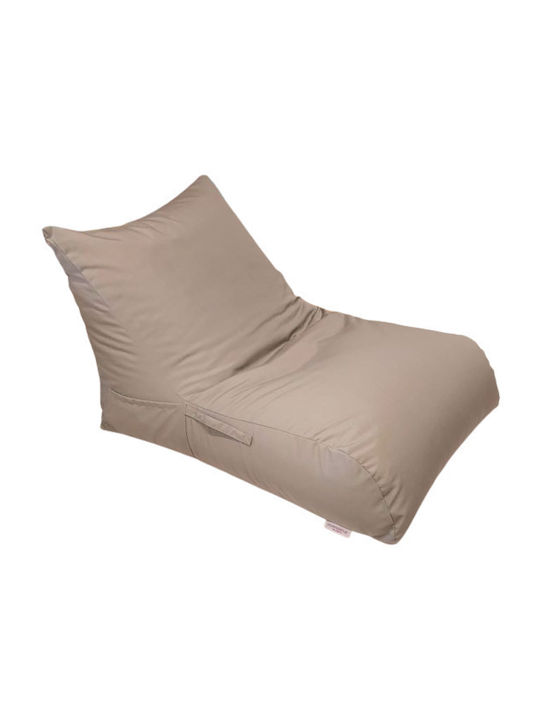 Pouf Polythrona Wasserdicht Beiges 97x67x60