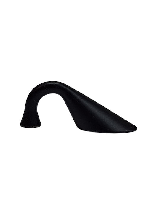 Italienischer Möbelgriff Eureka 11649-032-10c1 Maße 3,2cm Schwarz-matt