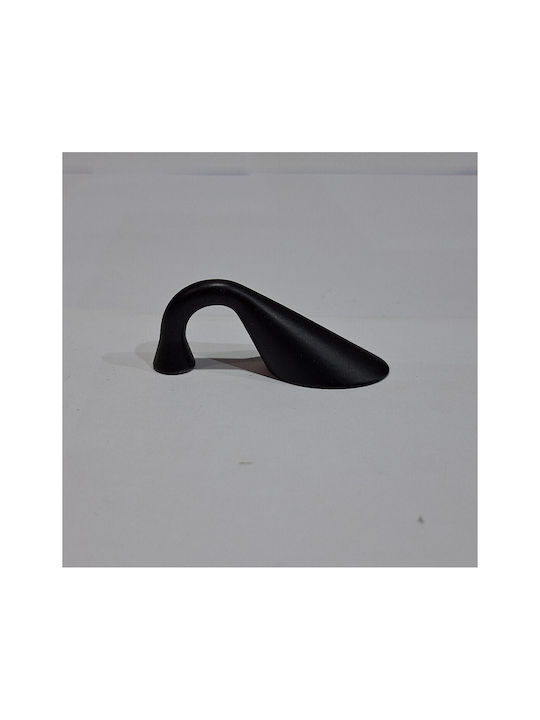 Italienischer Möbelgriff Eureka 11649-032-10c1 Maße 3,2cm Schwarz-matt