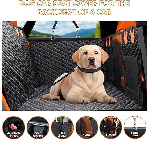 Protection Pet Transport Dogs Cats Waterproof Husă de scaun Accesorii Auto pentru Câini