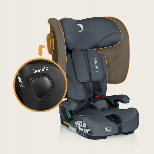 Lionelo Nelly Autositz i-Size mit Isofix Black Carbon 9-36 kg