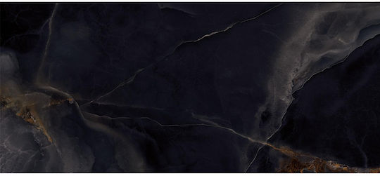 Placă Tele Di Marmo Onyx Negru Lucios 60x120 Cm