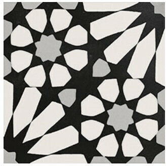 Etnic B B&w Fliesen 20x20 cm