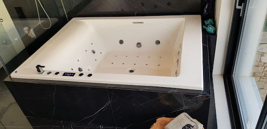 Еротокрит Акрилна Вана Бяла 8 Джета 2.12x1.60