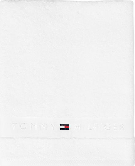 Tommy Hilfiger Badehandtuch Legend 100x150εκ. White Gewicht 540gr/m²
