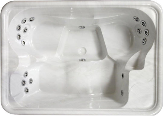 Tersis Hydromassage-Badewanne 185*130 Weiß