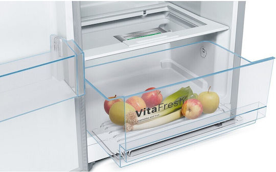 Frigider cu o ușă 346lt Î186xL60xA65cm. Inox KSV36CIDP