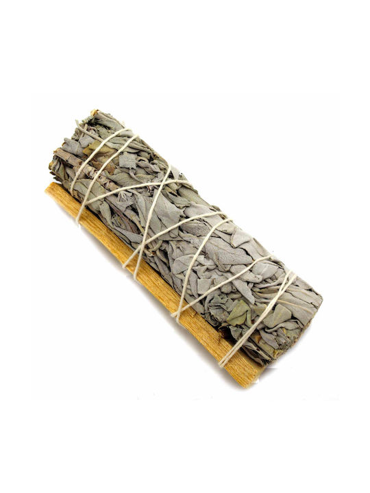 Ραβδί Λευκό Φασκόμηλο Ξύλο Palo Santo Καθαρισμό Χώρου Αύρας