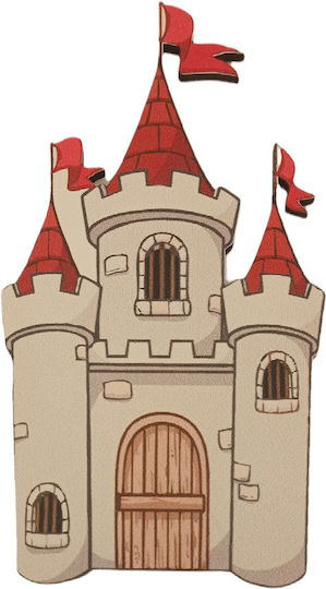 Decorative Wooden Castle Flag