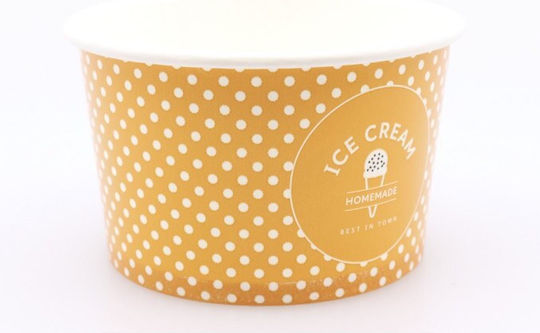 Paper Cup 355ml 50pcs Orange