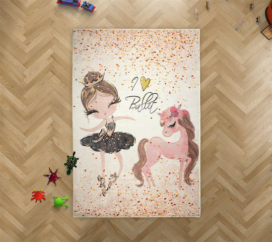 Dimcol Kids Synthetic Rug Ballerina 281 135x200cm