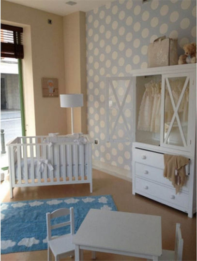 Lorena Canals Handmade Kids Cotton Rug Clouds 120x160cm Ciel Lorena Canals Handmade Kids Cotton Rug Clouds 120x160cm Ciel